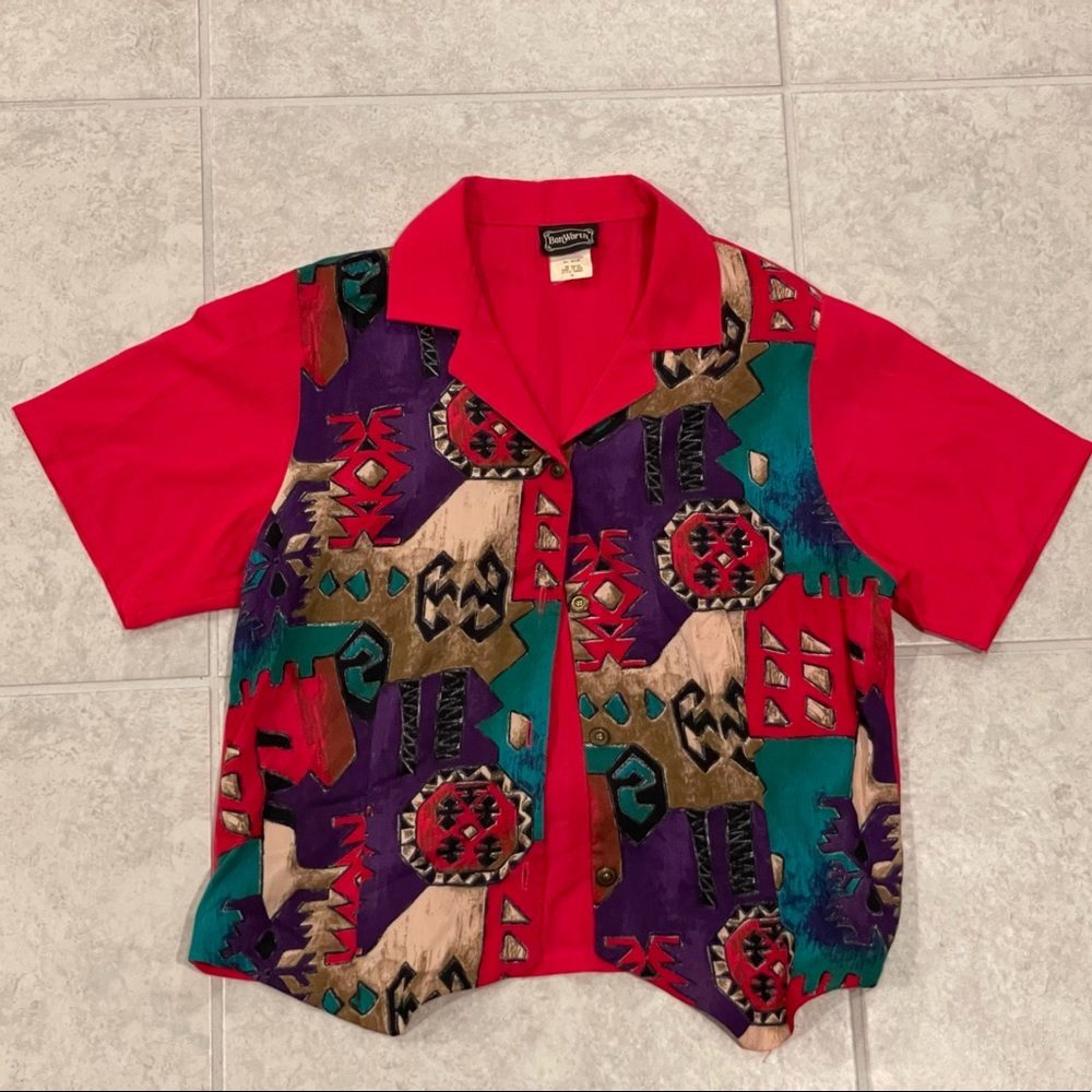 women’s medium bonworth shapes vest shirt